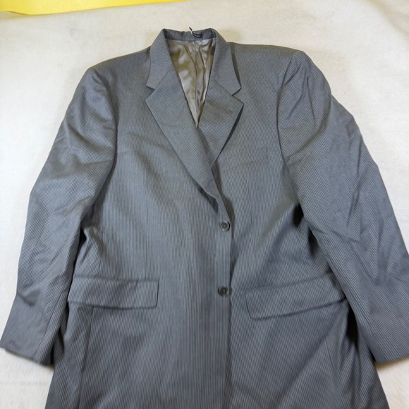Daniel Cremieux Other - Daniel Cremieux Loro Piana Grey Pinstripe Blazer‎ Sport Coat 42 Regular Mens